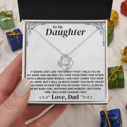 To My Daughter - Always My Baby Girl - Necklace