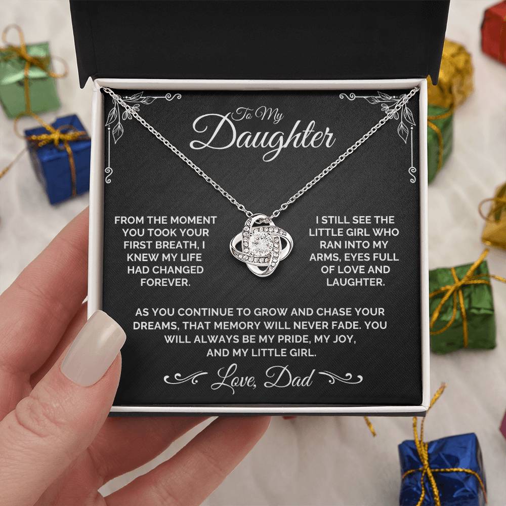 To My Daughter - My Little Girl - Necklace