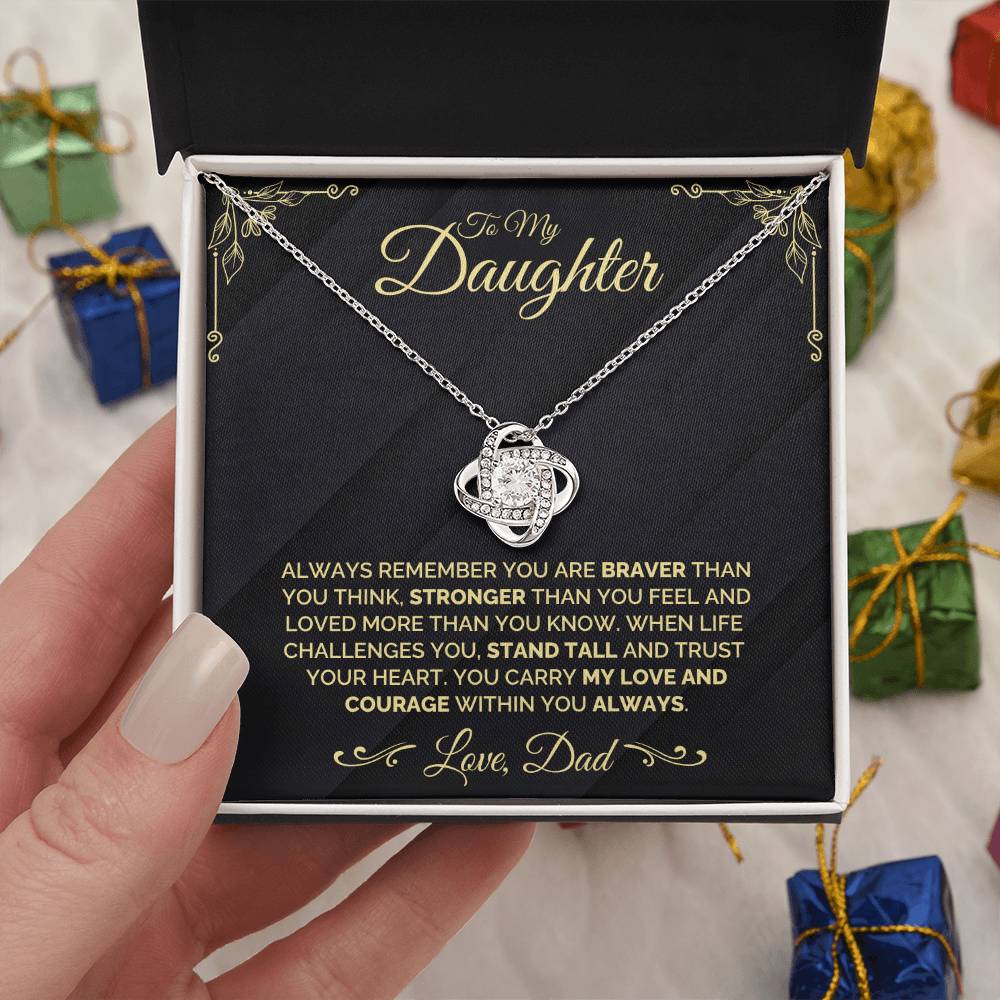 To My Daughter - Trust Your Heart - Necklace