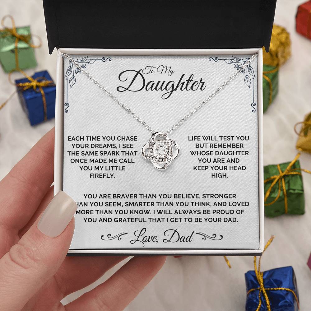 To My Daughter - Always Proud Of You - Necklace