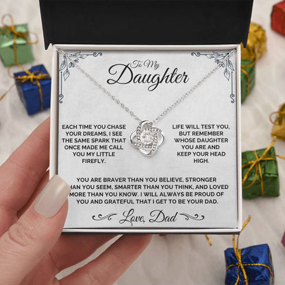 To My Daughter - Always Proud Of You - Necklace