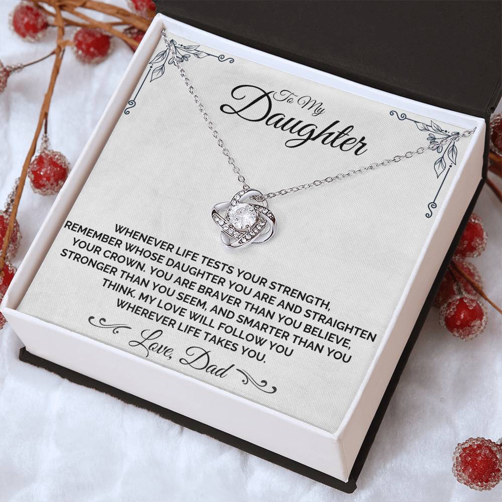 To My Daughter - Be Brave, My Daughter - Necklace