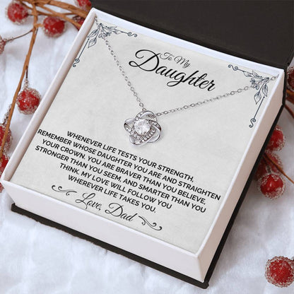 To My Daughter - Be Brave, My Daughter - Necklace