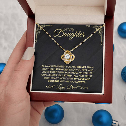 To My Daughter - Trust Your Heart - Necklace