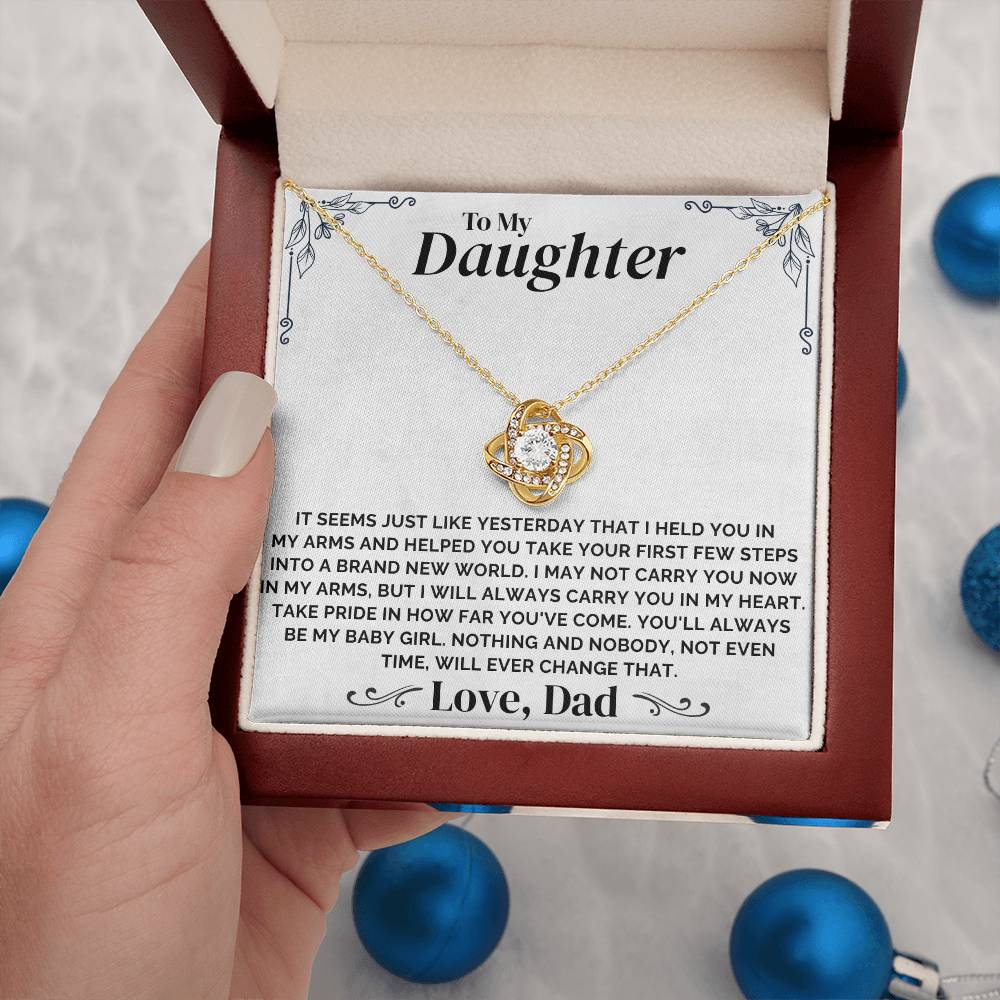 To My Daughter - Always My Baby Girl - Necklace