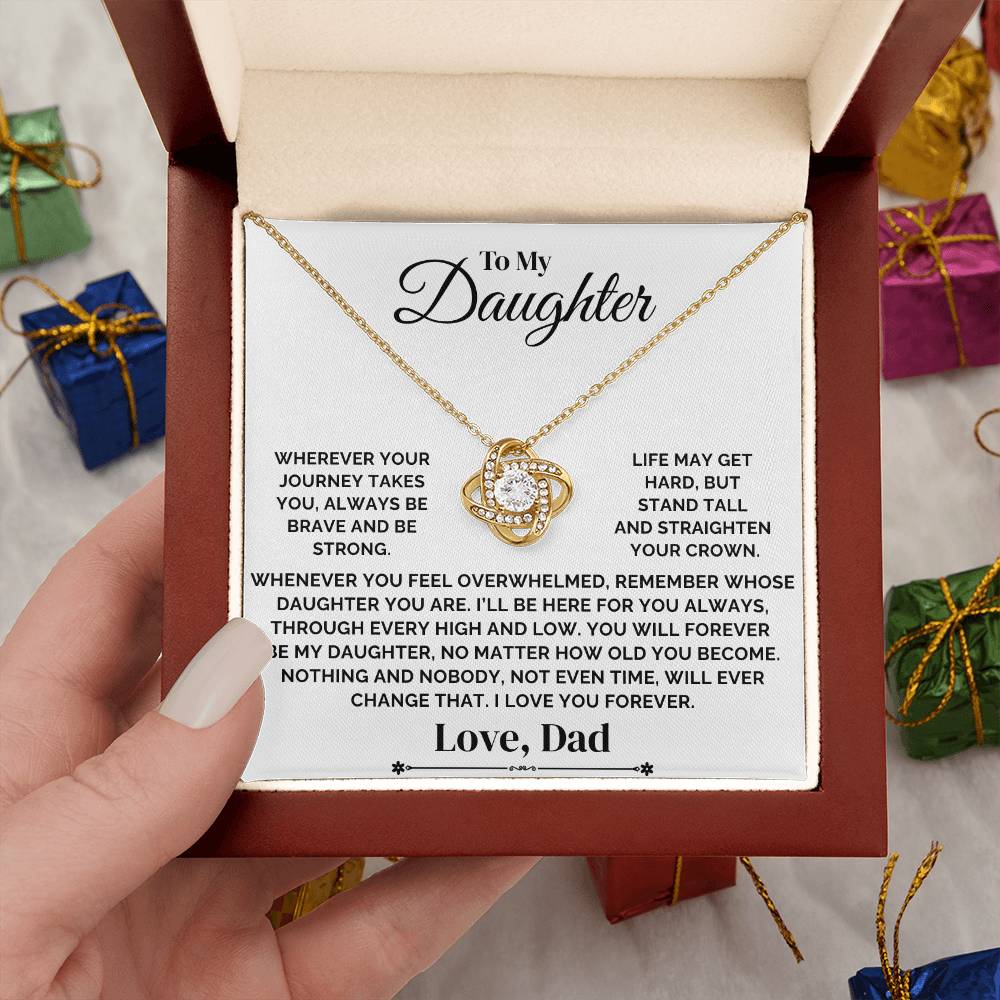 To My Daughter – Straighten Your Crown – Necklace