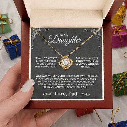 To My Daughter - Always My Little Girl - Necklace