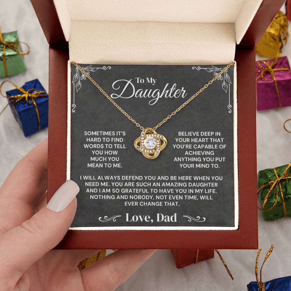 To My Daughter - You Mean Everything To Me - Necklace
