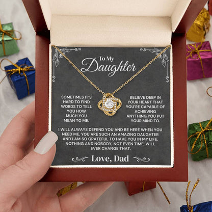 To My Daughter - You Mean Everything To Me - Necklace