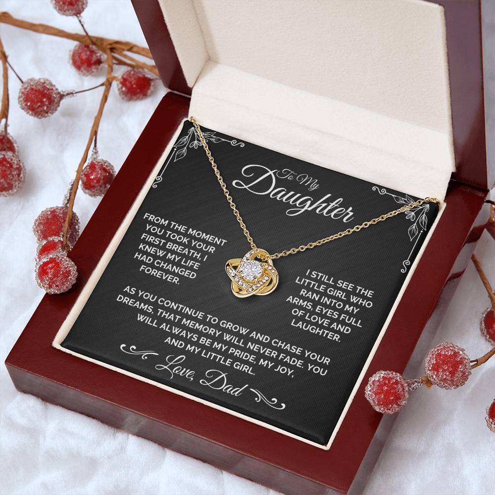 To My Daughter - My Little Girl - Necklace