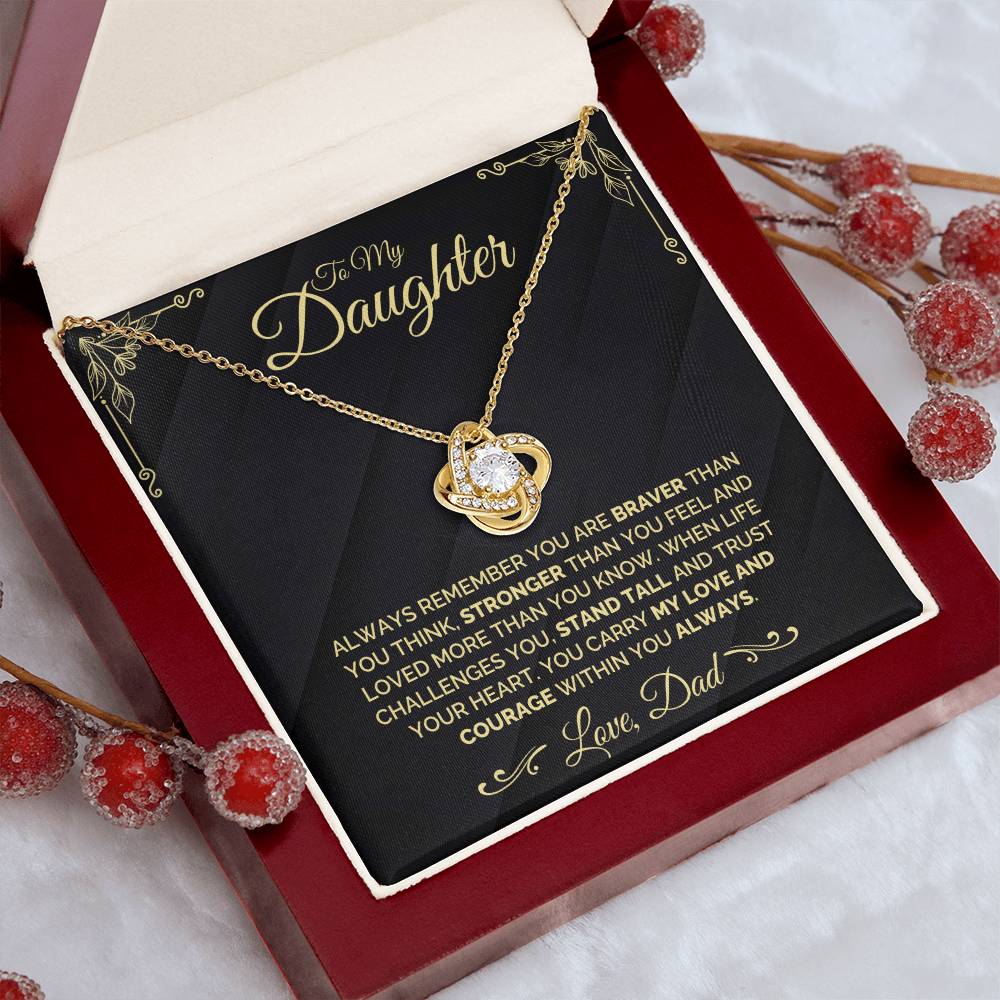 To My Daughter - Trust Your Heart - Necklace