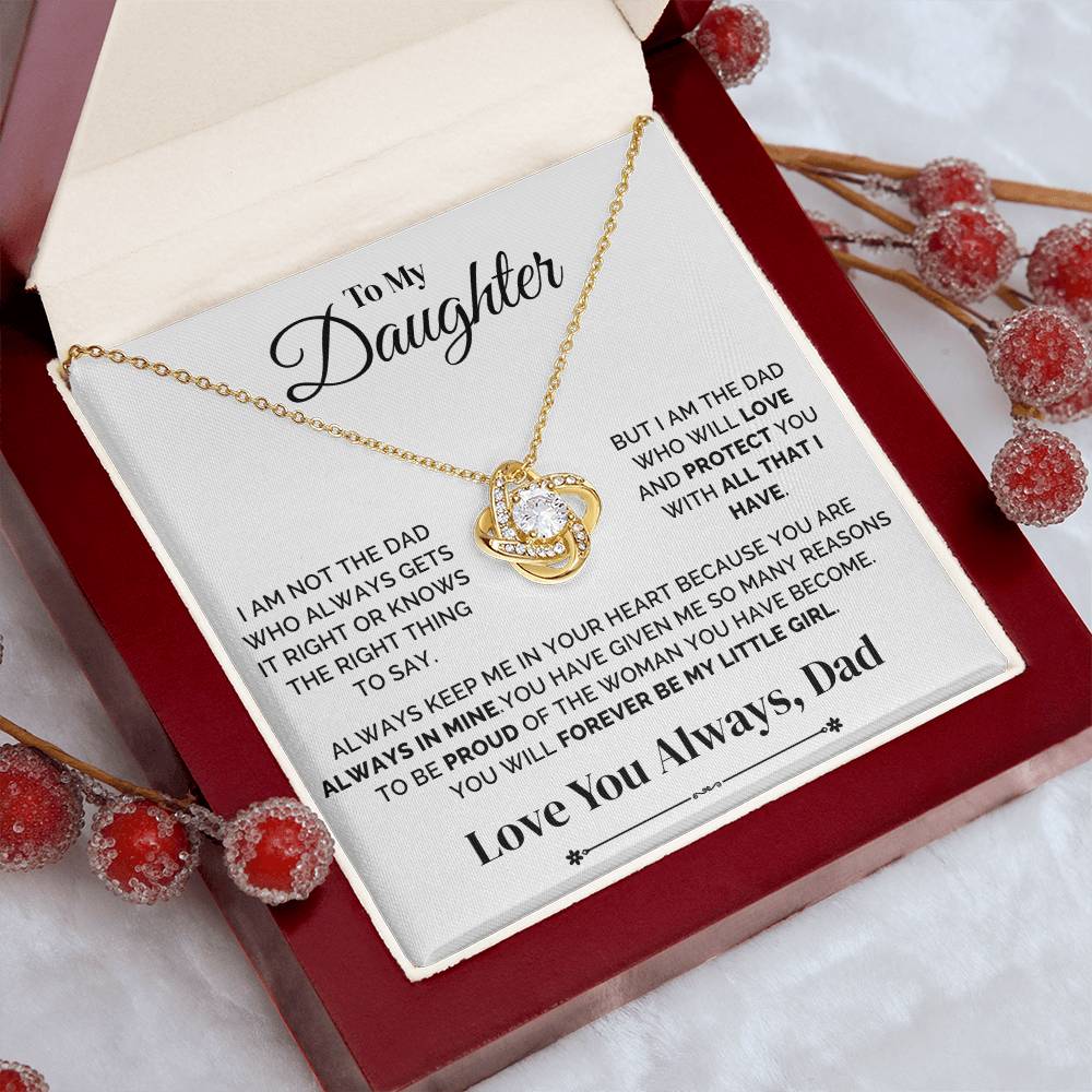 To My Daughter – Always in My Heart – Necklace