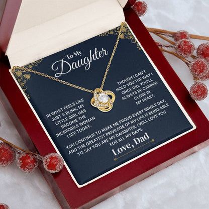 To My Daughter – In a Blink – Necklace