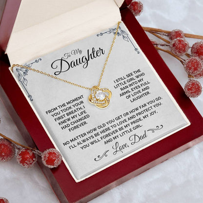 To My Daughter - My Little Girl - Necklace