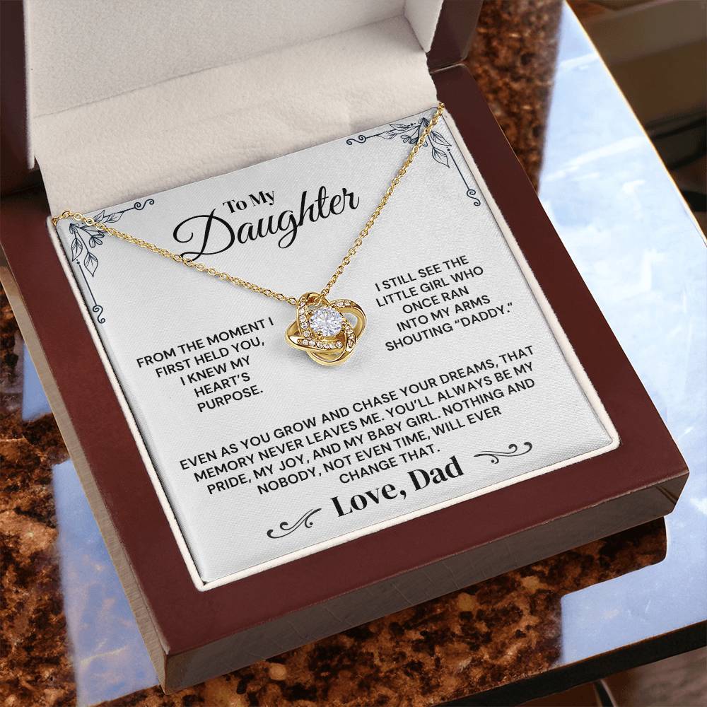To My Daughter - My Heart's Purpose - Necklace