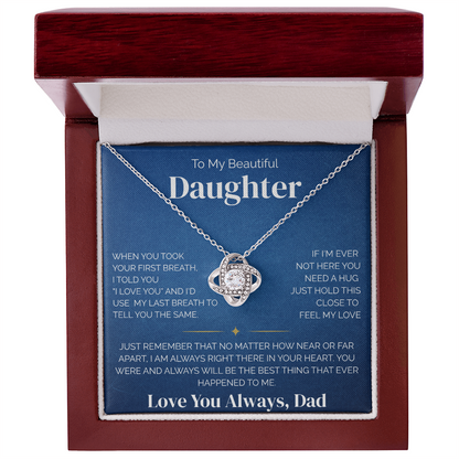 To My Daughter - My Last Breath - Necklace