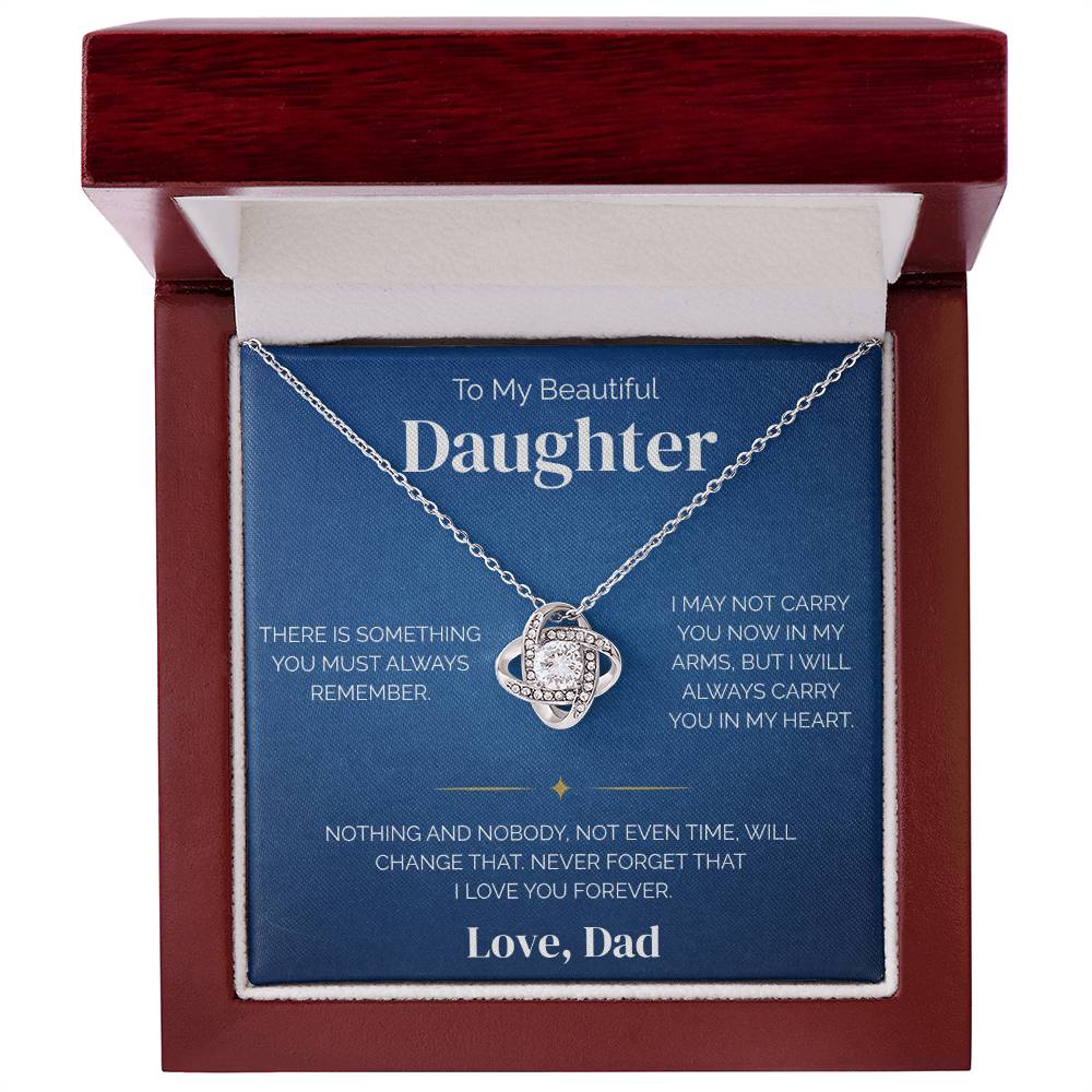 To My Daughter - Carry you - Necklace