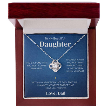 To My Daughter - Carry you - Necklace