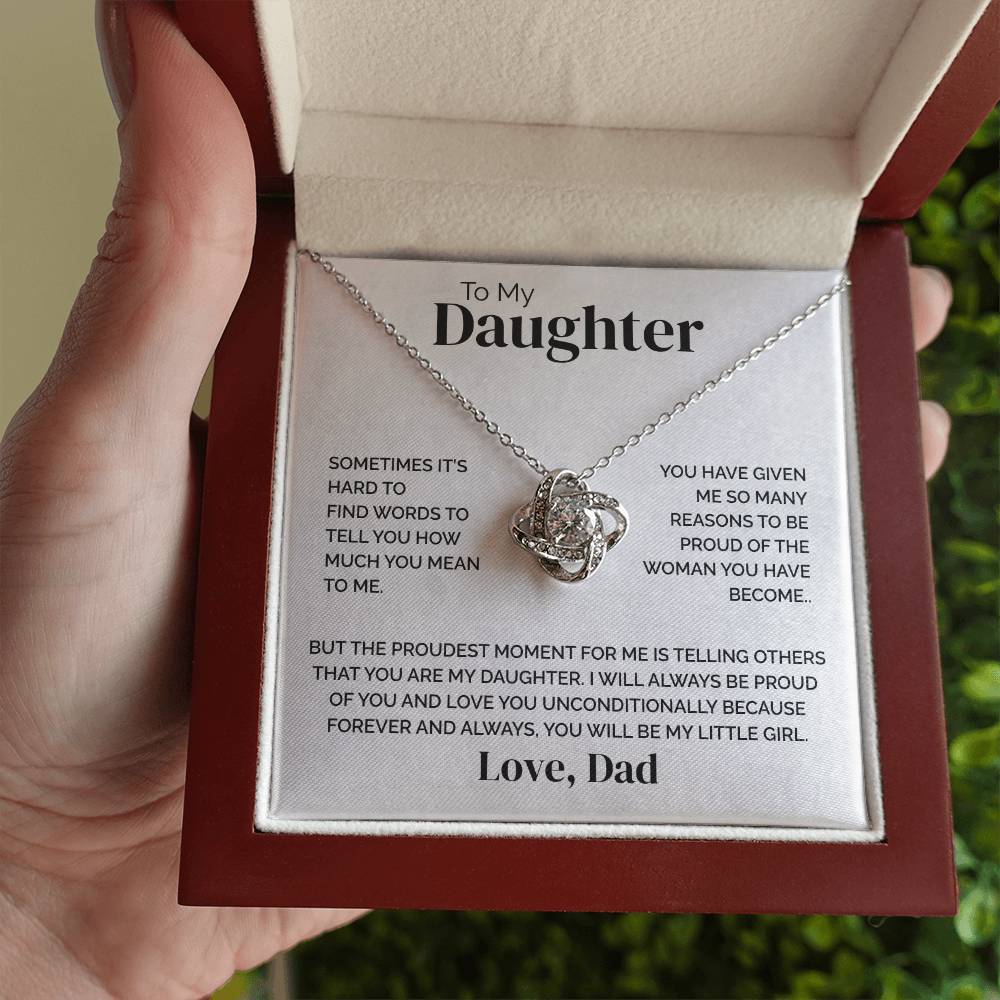 To My Daughter - Biggest Supporter - Necklace