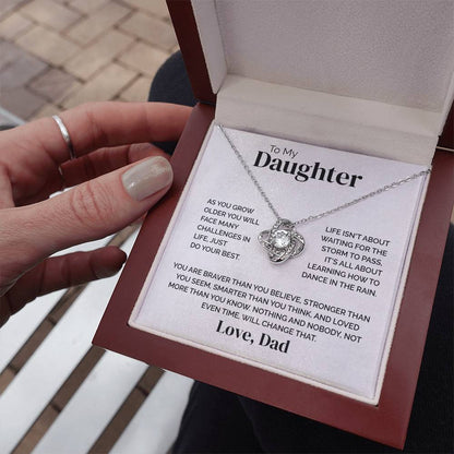 To My Daughter - Dance In The Rain - Necklace