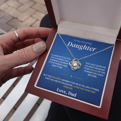 To My Daughter - Proudest Moment - Necklace