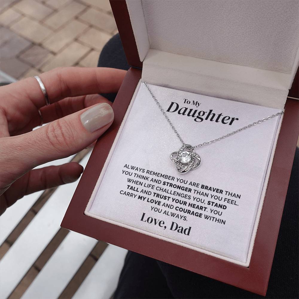 To My Daughter - Always Remember - Necklace