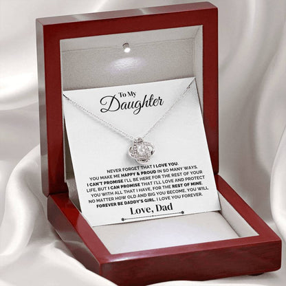 To My Daughter – Daddy’s Forever Promise – Necklace