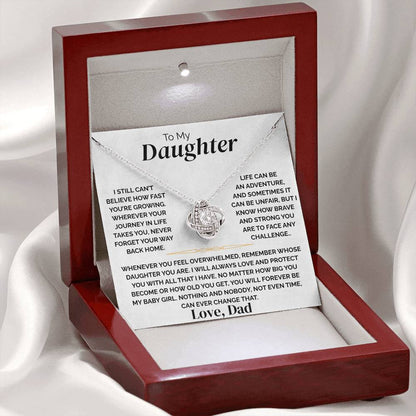 To My Daughter - Never Forget Home - Necklace