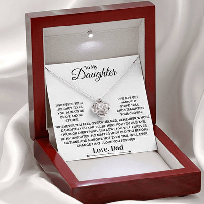 To My Daughter – Straighten Your Crown – Necklace