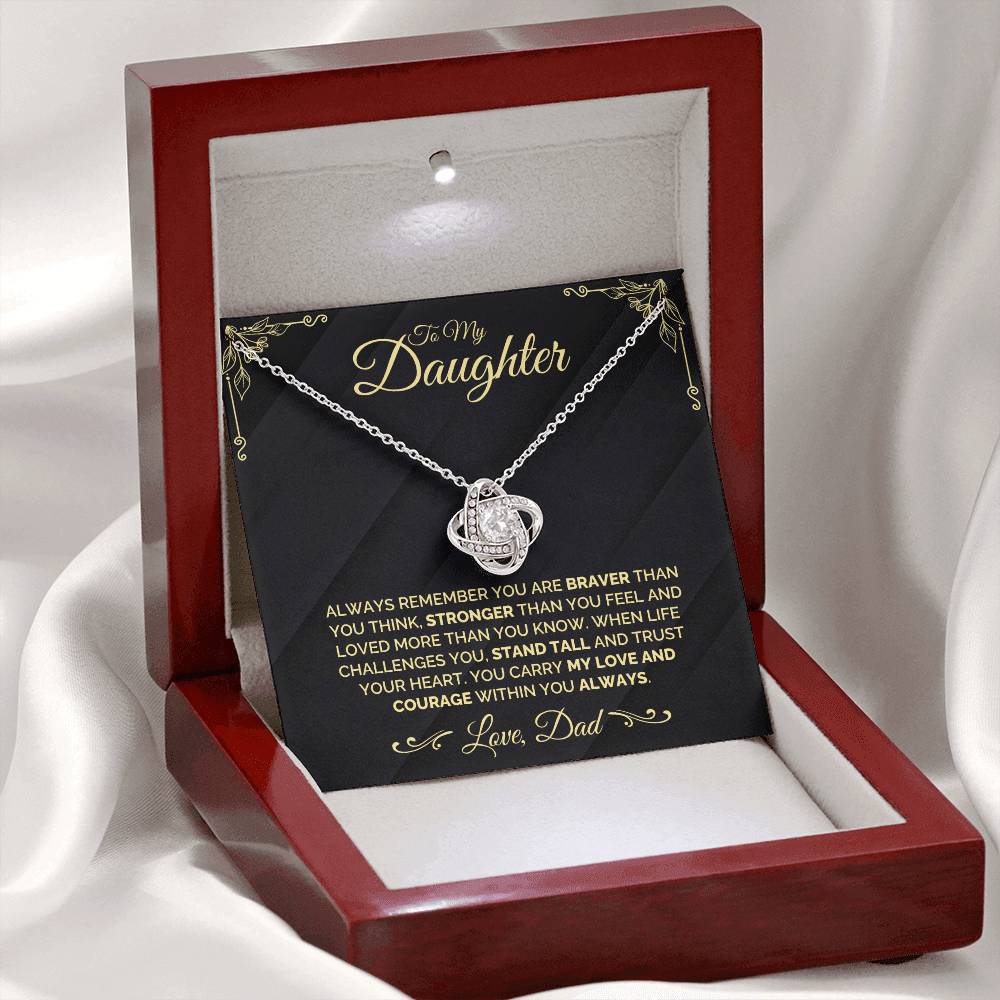 To My Daughter - Trust Your Heart - Necklace