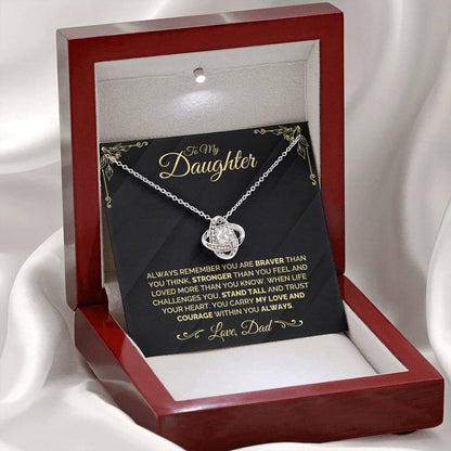 To My Daughter - Trust Your Heart - Necklace