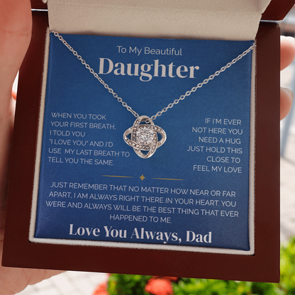 To My Daughter - My Last Breath - Necklace