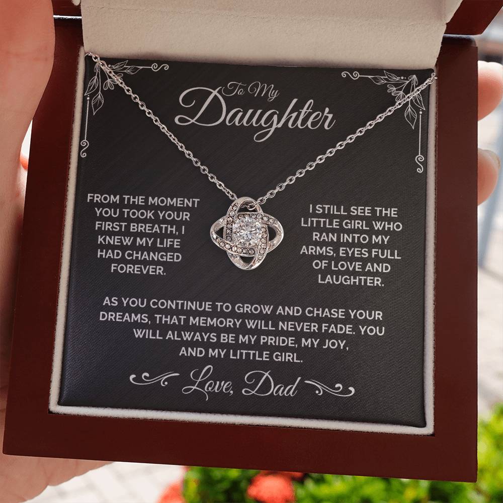 To My Daughter - My Little Girl - Necklace