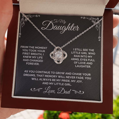 To My Daughter - My Little Girl - Necklace