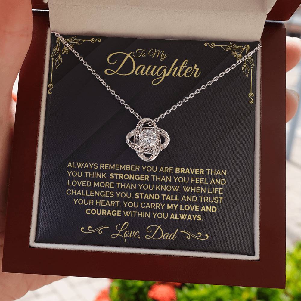 To My Daughter - Trust Your Heart - Necklace