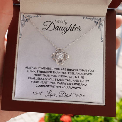 To My Daughter - Trust Your Heart - Necklace