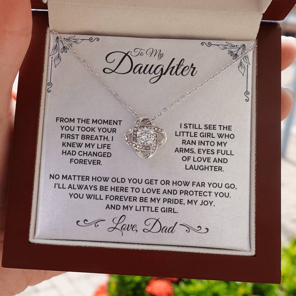 To My Daughter - My Little Girl - Necklace