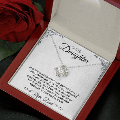 To My Daughter - Trust Your Heart - Necklace