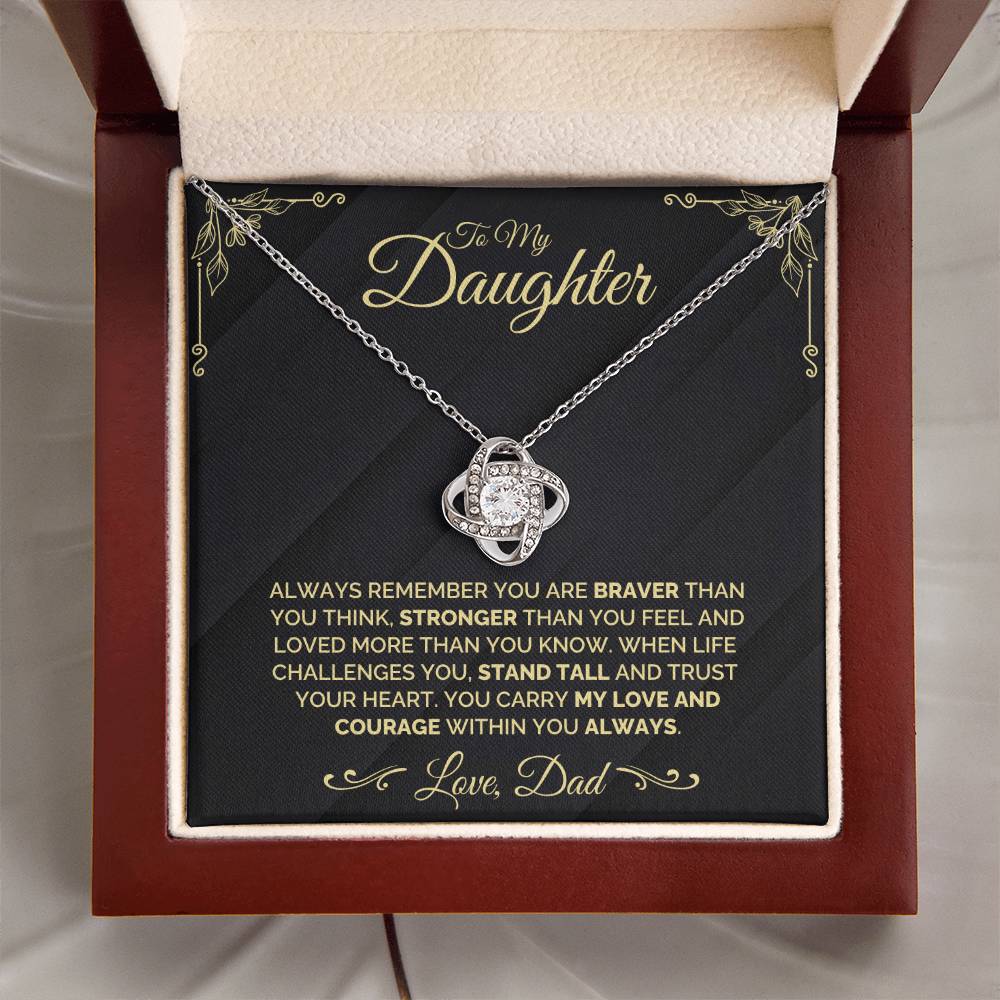 To My Daughter - Trust Your Heart - Necklace