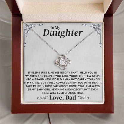 To My Daughter - Always My Baby Girl - Necklace
