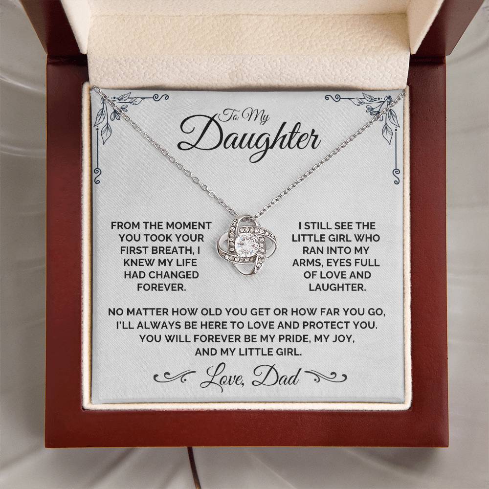 To My Daughter - My Little Girl - Necklace