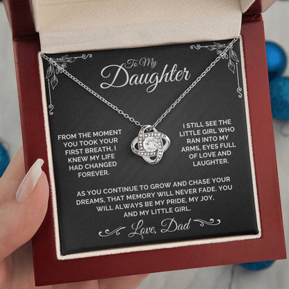 To My Daughter - My Little Girl - Necklace