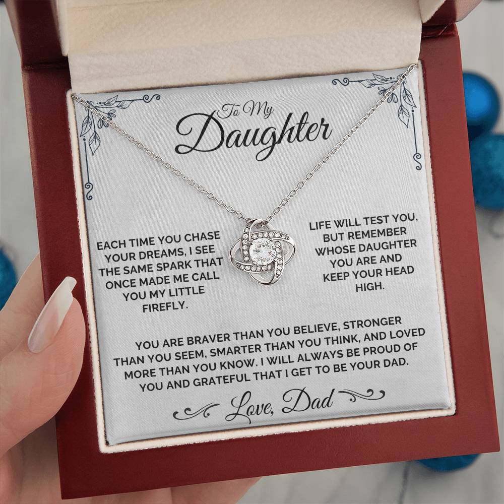 To My Daughter - Always Proud Of You - Necklace
