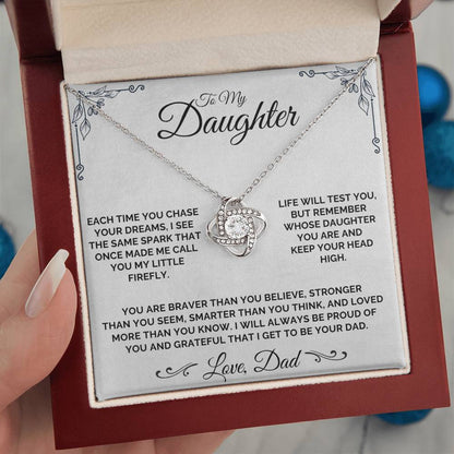 To My Daughter - Always Proud Of You - Necklace