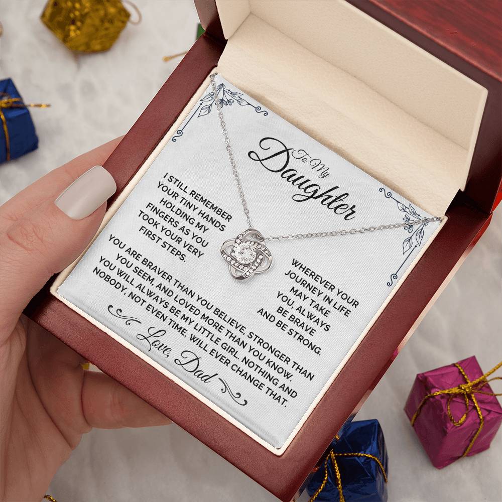 To My Daughter - My Little Girl - Necklace