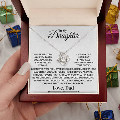 To My Daughter – Straighten Your Crown – Necklace