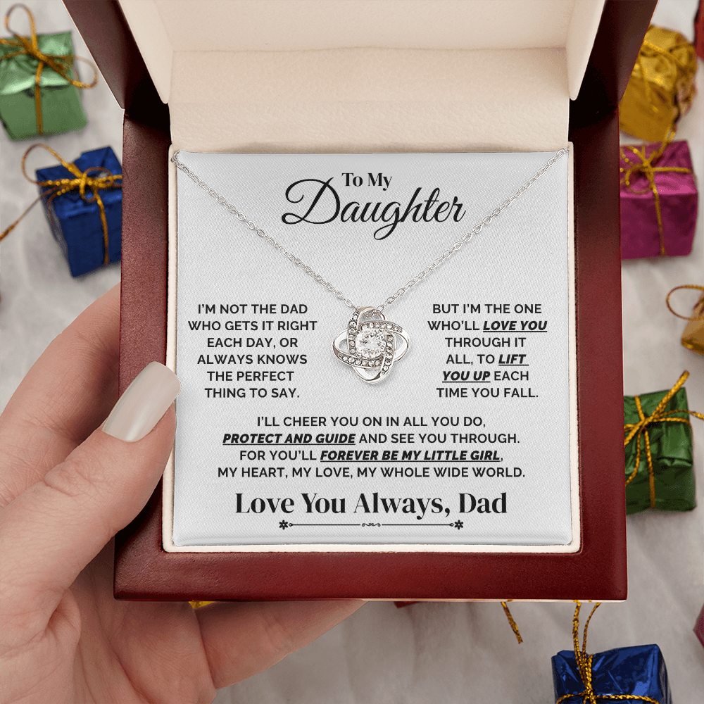 To My Daughter – I'll Lift You Every Time You Fall – Necklace
