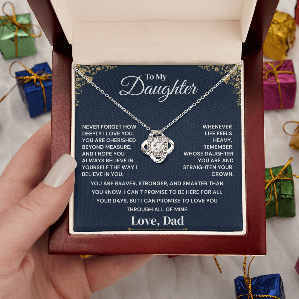 To My Daughter - Believe In Yourself - Necklace
