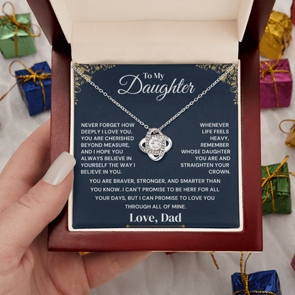 To My Daughter - Believe In Yourself - Necklace