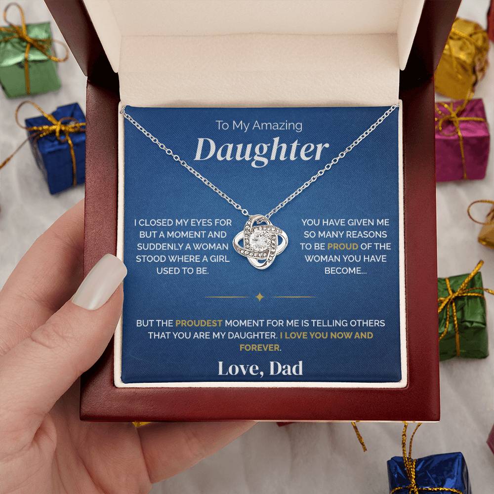 To My Daughter - Proudest Moment - Necklace